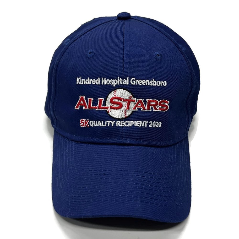 Kindred Hospital Greensboro All Stars Blue Hat Cap Port Authority Adjustable